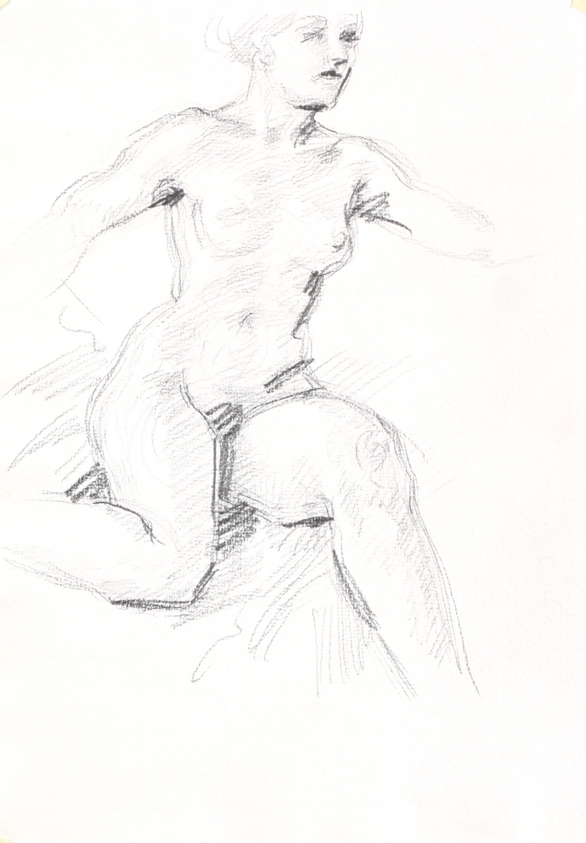 Wondrous Head; graphite on paper, 32 x 25 cm, 2012