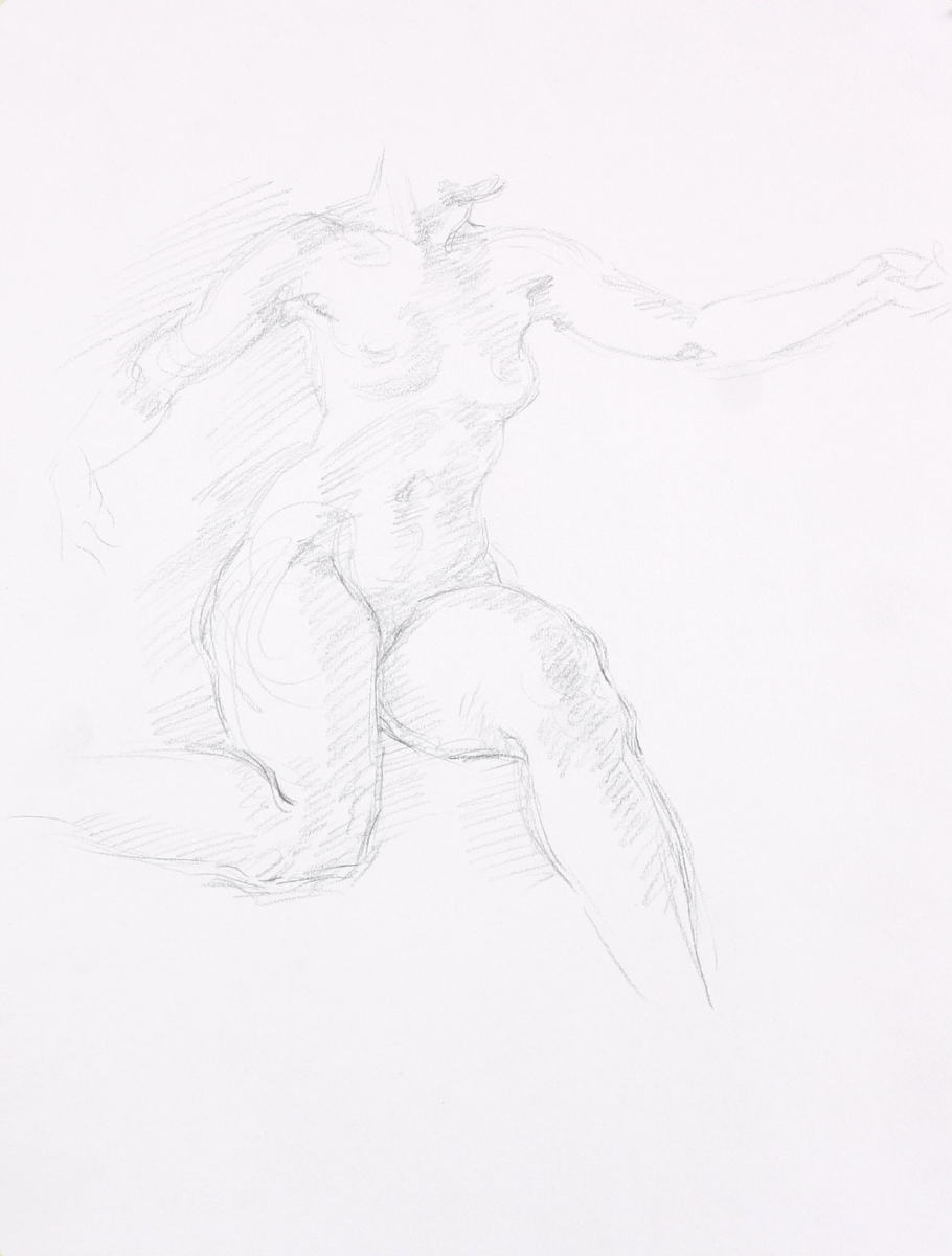 Wondrous Head; graphite on paper, 32 x 25 cm, 2012