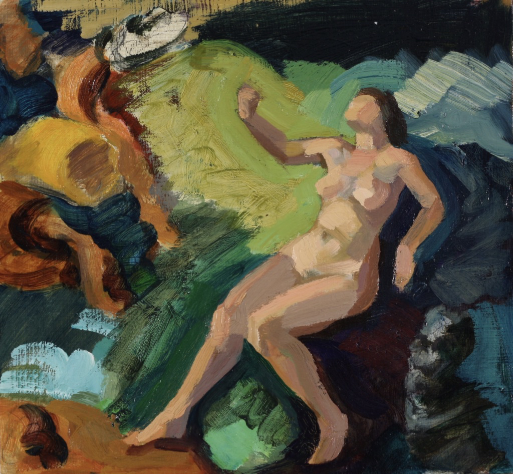 The Uncorrupted Head; oil on board, 23 x 25 cm, 2012