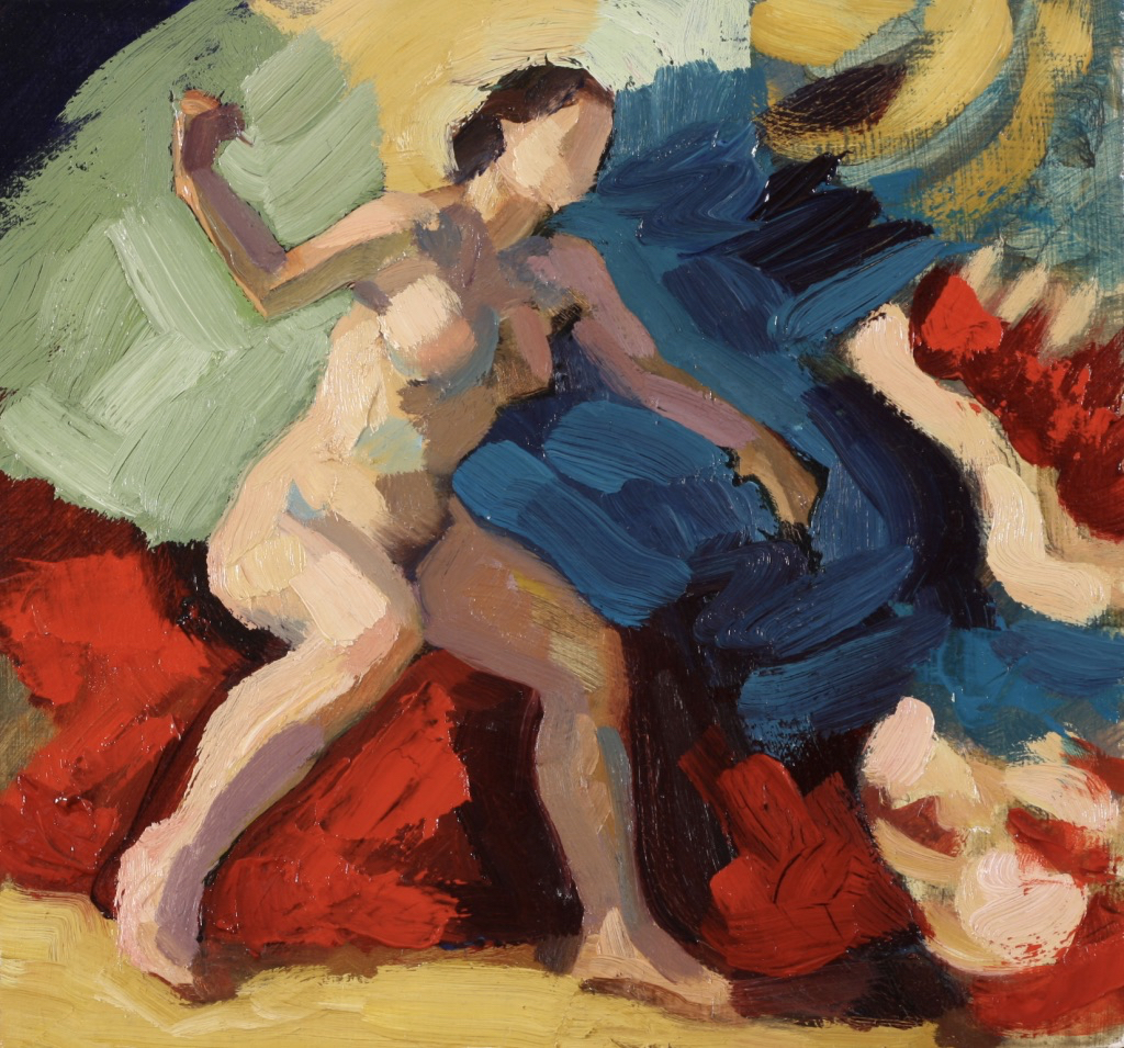Sibyl; oil on board, 23 x 25 cm, 2012